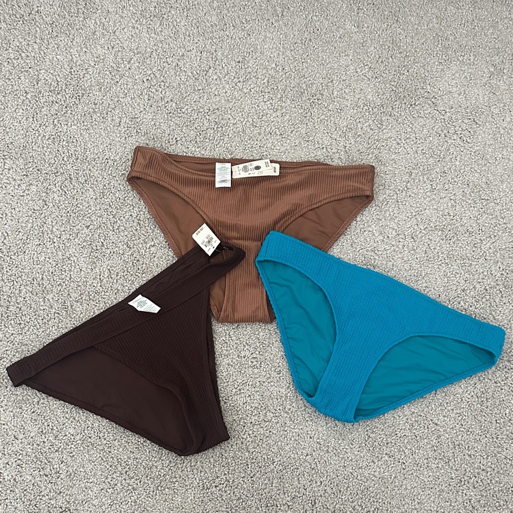 Aerie Swim bottom 3 piece bundle